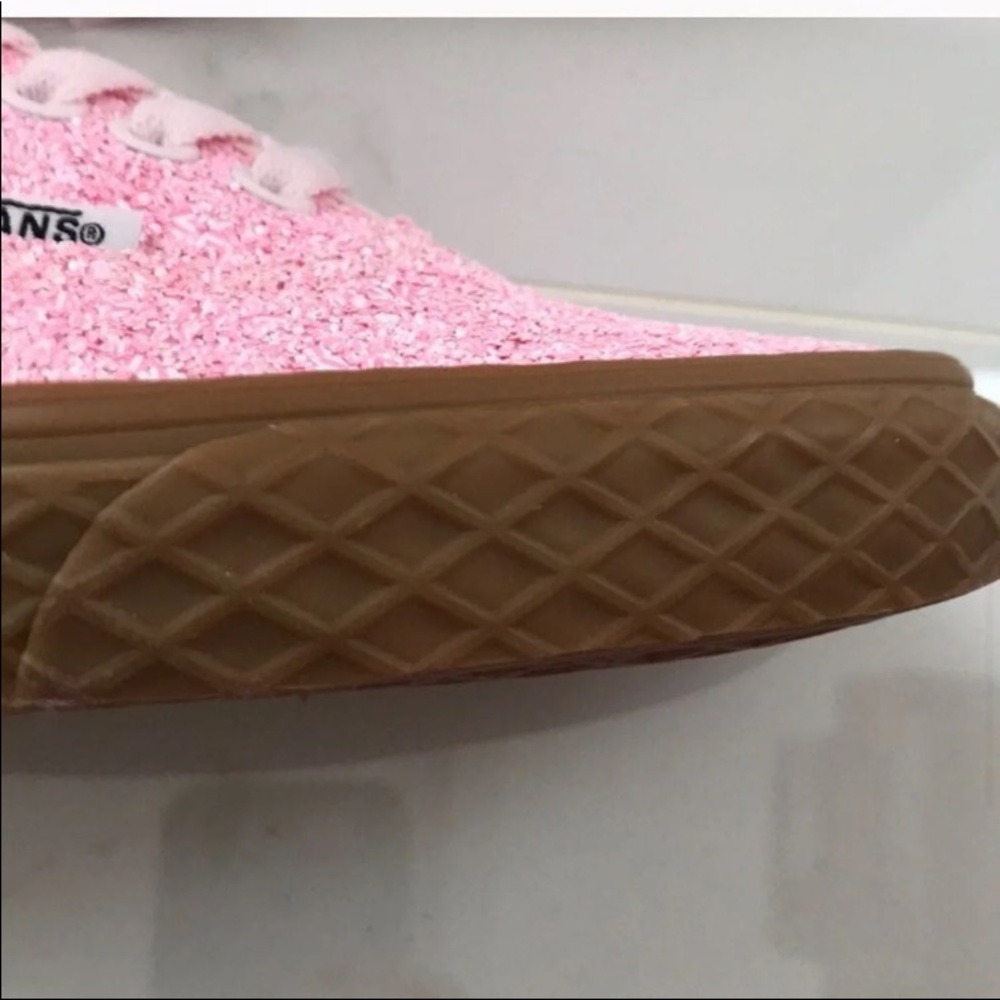 Vans authentic icecream pink glitter sneaker shoes - Picture 6 of 8